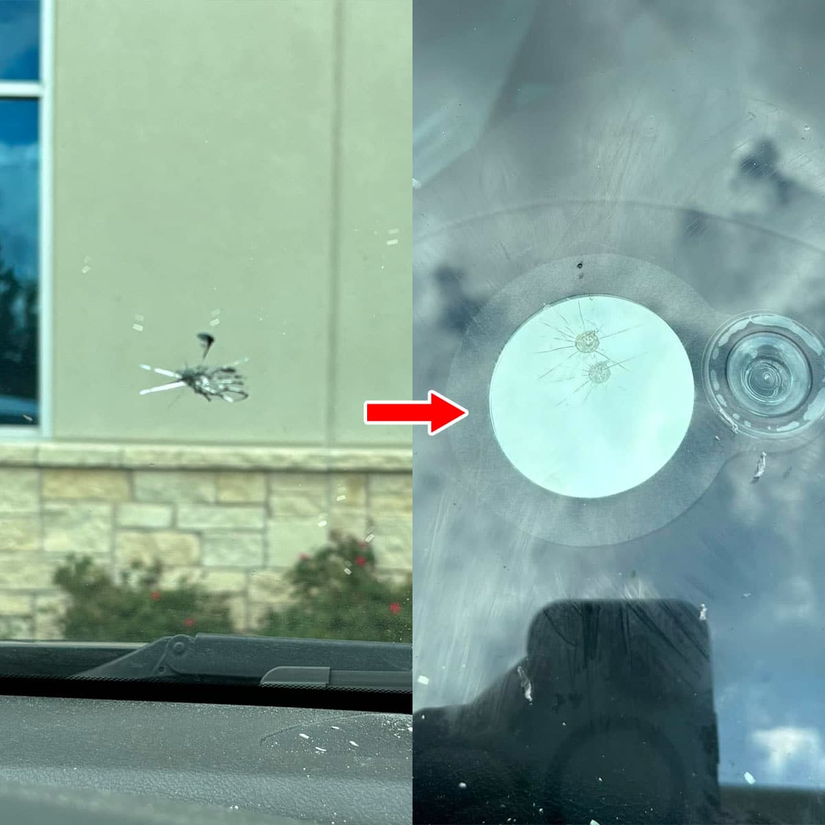 Before & After Windshield Repair