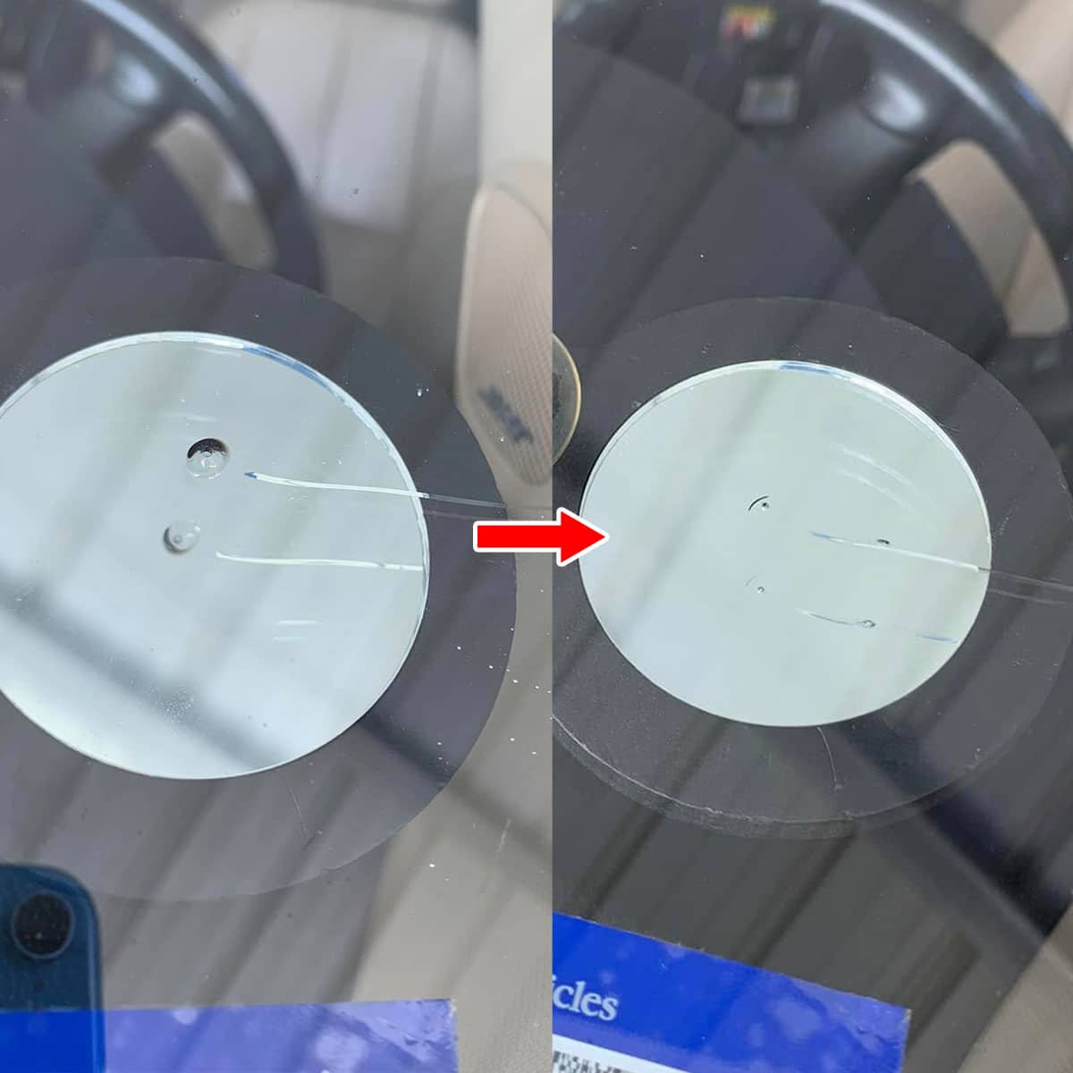 Before & After Windshield Repair